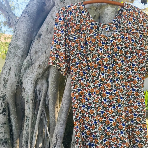 Vintage Retro 90’s Floral Preppy Romper - Picture 5 of 8